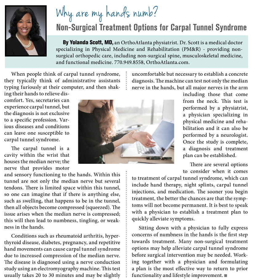 Non-surgical treatment option for Carpal Tunnel Syndrome - Vejthani  Hospital